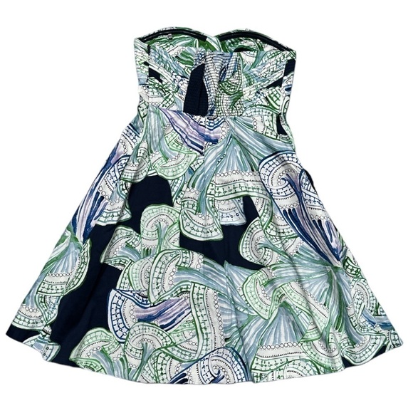 Moulinette Soeurs Anthropologie Donau Dress Strapless Side Boning Pleated Top - Picture 5 of 11